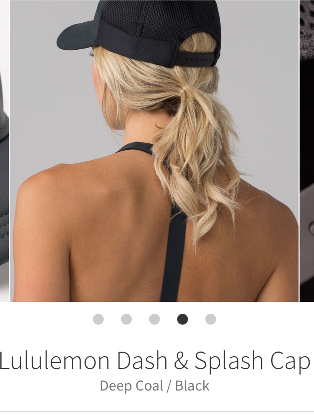 lululemon athletica Dash & Splash Cap - Deep Coal / Black